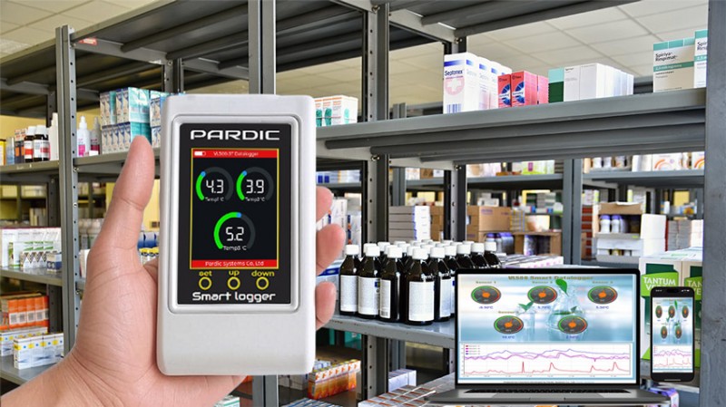 اندازه گیری و نمایش دما در شرکت های  تولید دارو