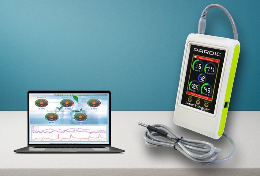 دیتالاگر کنترل دمای آزمایشگاه