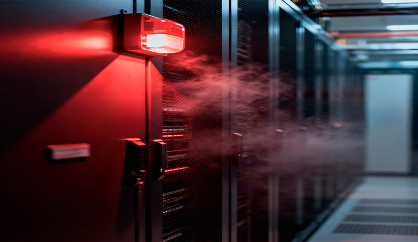 هشدار محیطی در سیستم مانیتورینگ اتاق سرور